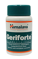 Герифорте, Гималаи (Geriforte, Himalaya) Сухой чаванпраш в таблетках, 60 табл., стресс, депрессия, усталость