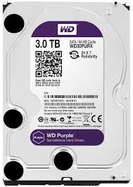 Жесткий диск HDD 3000Gb Purple Western Digital