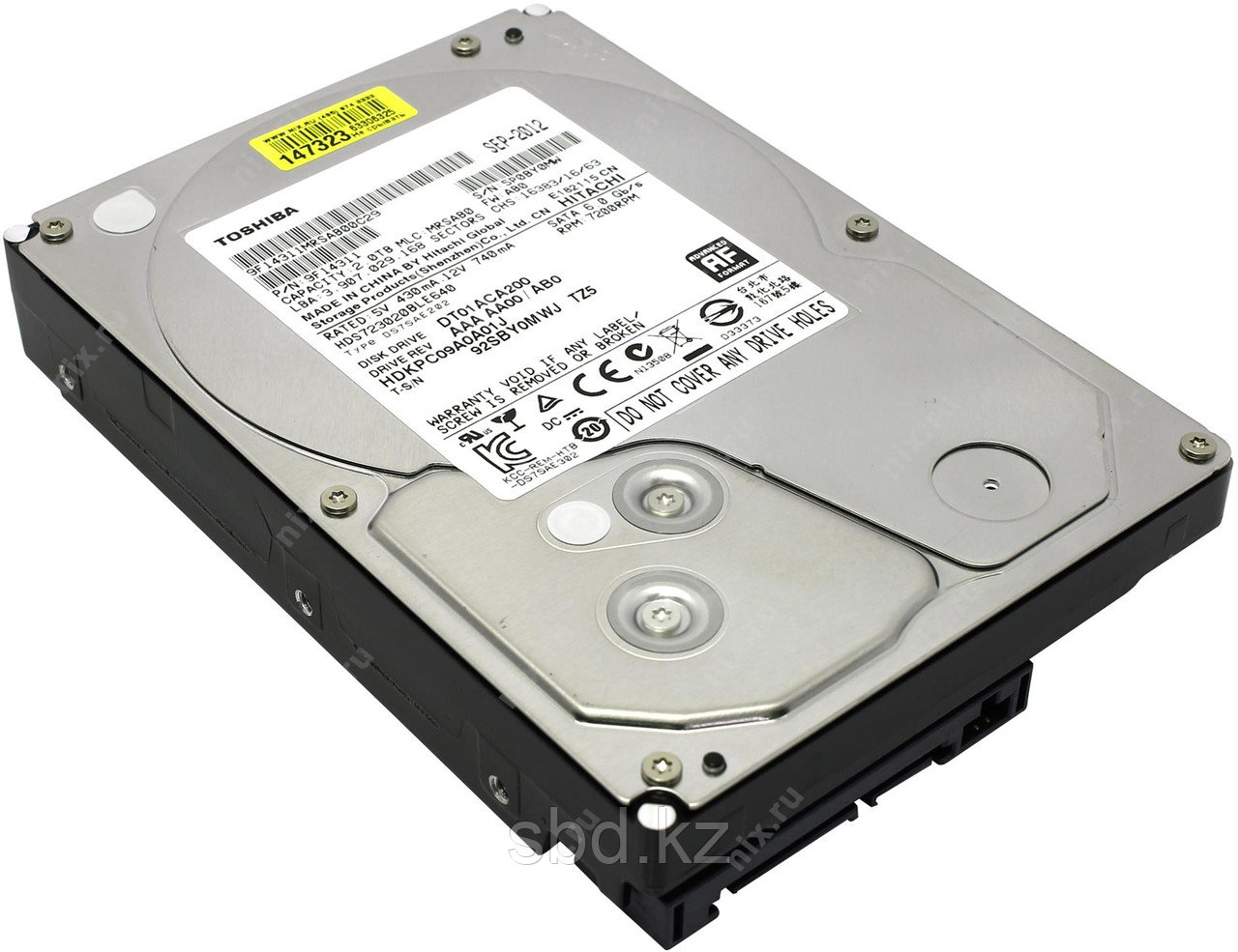 Жесткий диск HDD 2000Gb Toshiba - фото 1 - id-p37838356