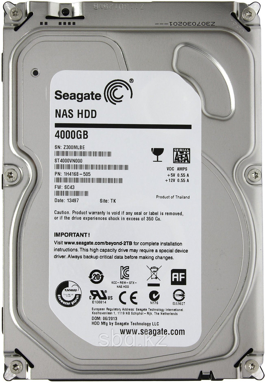 Жесткий диск HDD 4000Gb Seagate