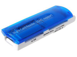 Считыватель смарт-карт "SIYOTEAM Card Reader All in one USB 2.0(M2,MS Duo,MS Pro Duo,RS MMC...),M:SY-680"