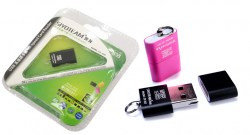 Считыватель смарт-карт "SIYOTEAM TF(MiroSD) Mini Card Reader USB 2.0,external  M:SY-T18"