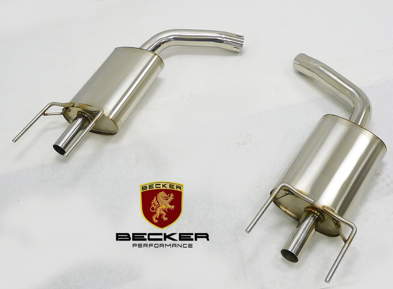 Выхлоп Becker performance для Benz W221 S-class