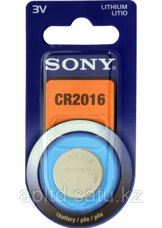 Часовая таблетка Sony CR2016B1A на часы, калькулятор, сигнализацию