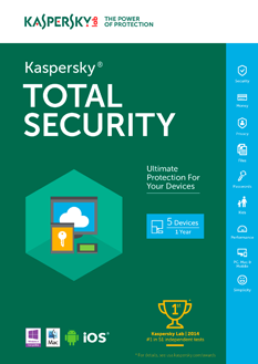 Kaspersky Total Security - Multi-Device Base 3Dt