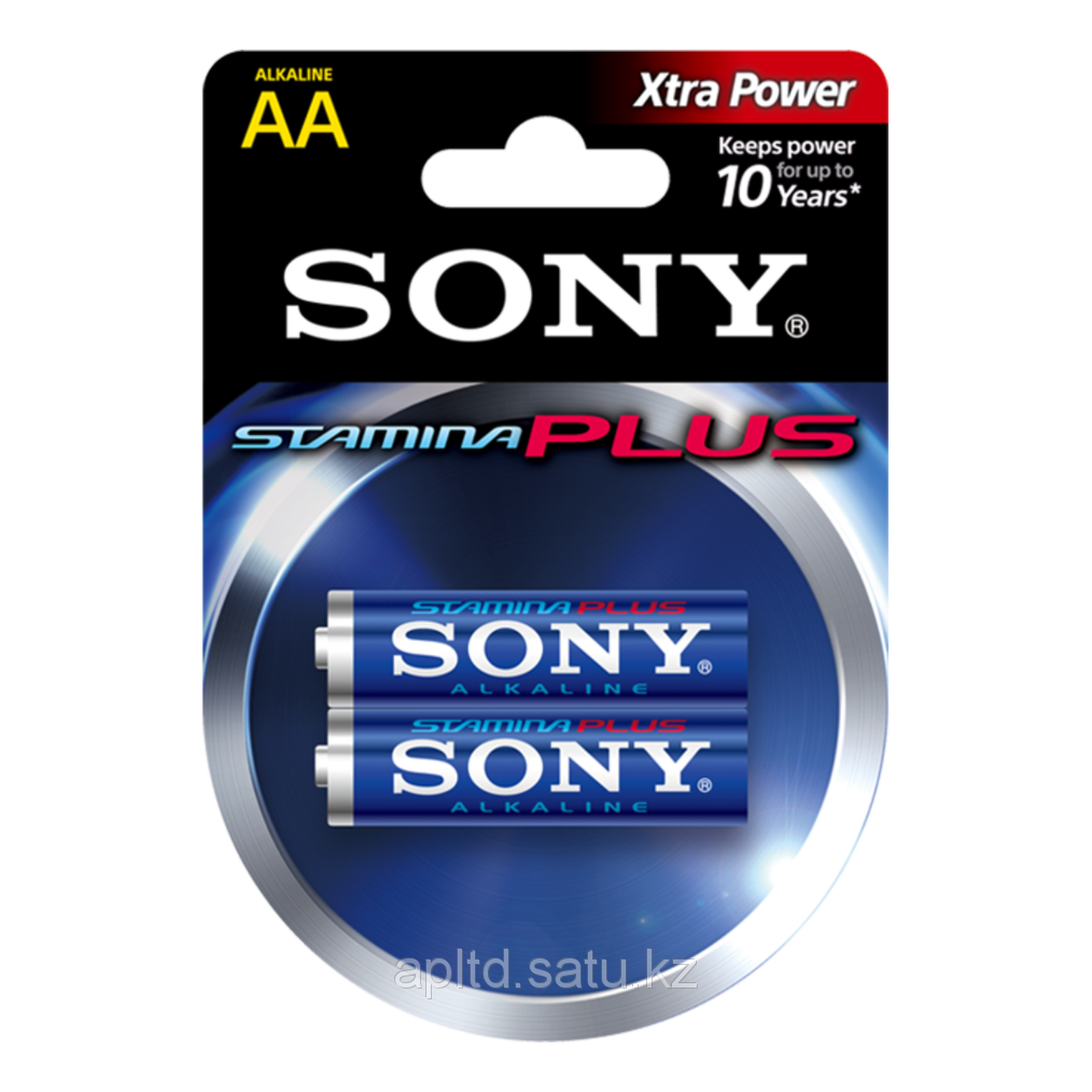 Батарейки LR6 AA пальчиковые Sony AM3B2D Stamina Plus, 2шт