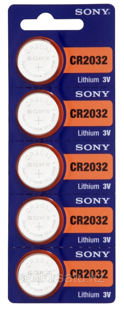 Часовая таблетка Sony CR2032 CR2032BEA 1 шт на часы, калькулятор, сигнализацию