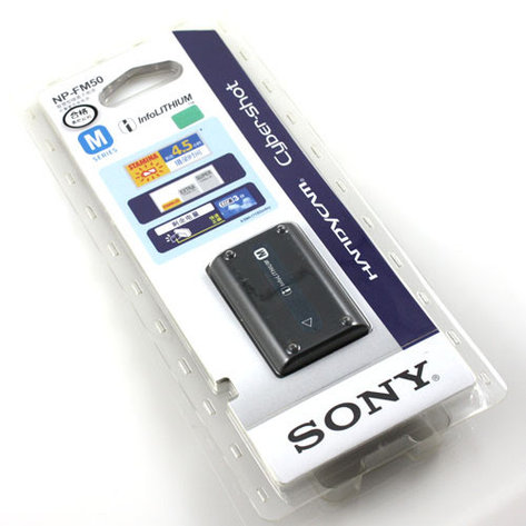 Аккумулятор Sony-NP-FM50, фото 2