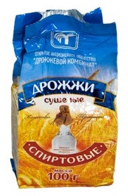 Дрожжи сухие спиртовые (1 упак. = 100 гр.)
