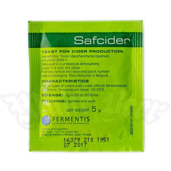 Дрожжи для сидра сухие Safcider "Fermentis" (5 гр.)