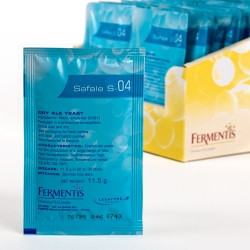 Дрожжи пивные сухие Safale S - 04 (11,5 гр.) - верхового брожения