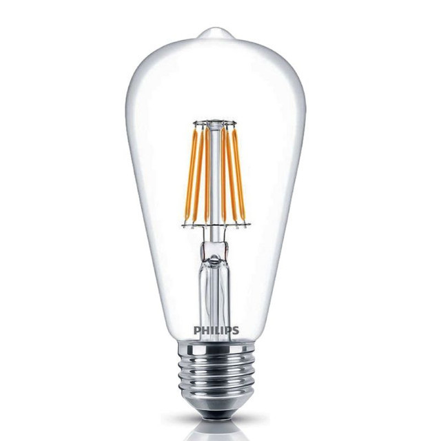 Филаментная LED лампа Philips Classic 4W 2700K