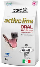100619 Forza10 Oral Active, Форца10 диетический корм для собак для защиты полости рта, уп. 4кг.
