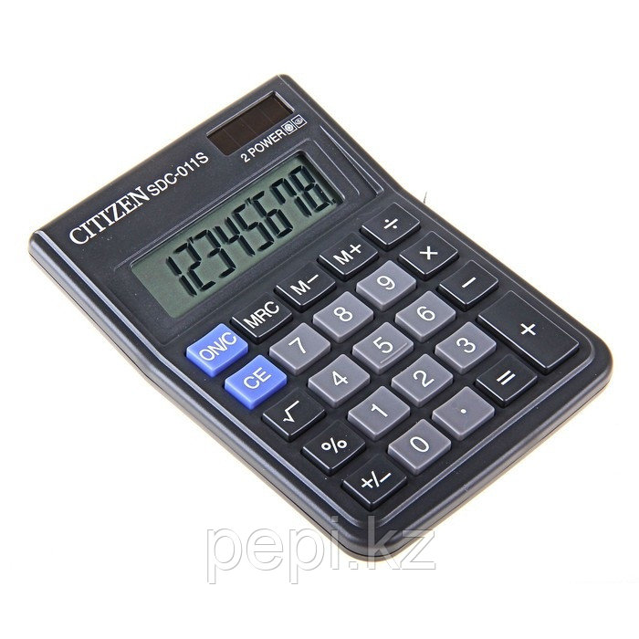 Калькулятор 011 S, 8р Citizen (размер 12*8,7см)