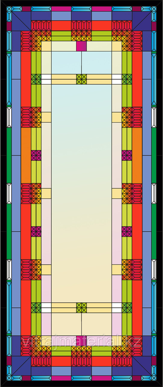 Витраж для межкомнатных дверей D7 - фото 1 - id-p38049797