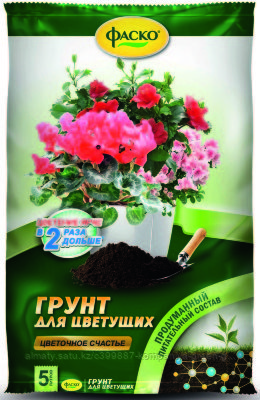Грунт Цветочное Счастье для цветущих растений, 5л | Фаско® Москва, фото 1