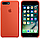 Cиликоновый чехол для iPhone 7 Plus (оранжевый), фото 2