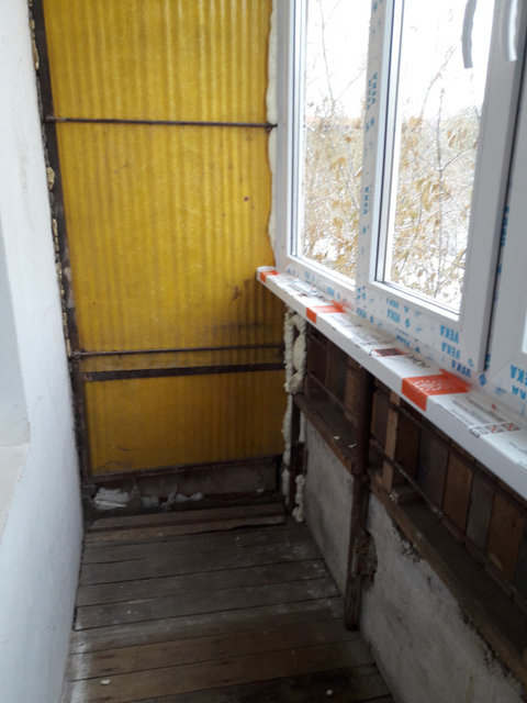 Обшивка и утепление балкона по адресу Шакарим Кудайбердыулы 38 3