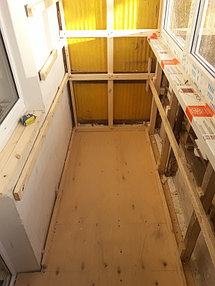 Обшивка и утепление балкона по адресу Шакарим Кудайбердыулы 38 12