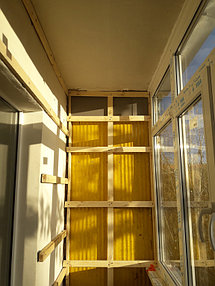 Обшивка и утепление балкона по адресу Шакарим Кудайбердыулы 38 14