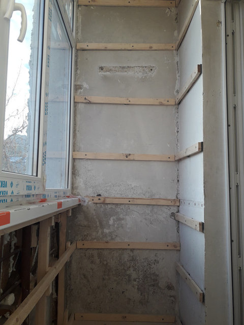 Обшивка и утепление балкона по адресу Шакарим Кудайбердыулы 38 3