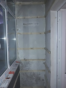 Обшивка и утепление балкона по адресу Шакарим Кудайбердыулы 38 30