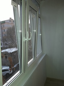 Обшивка и утепление балкона по адресу Шакарим Кудайбердыулы 38 46