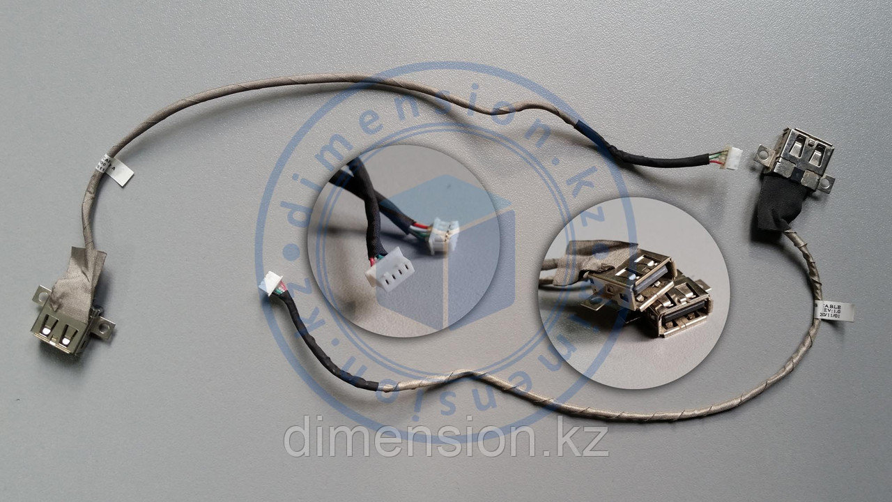USB порт, разъем со шлейфом DC301009H00 на LENOVO G560 G565 G570 Z560 Z565 G770