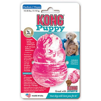 КР2 KONG Puppy Medium, Конг Папи Медиум, игрушка каучуковая для щенков средних пород, 8см.