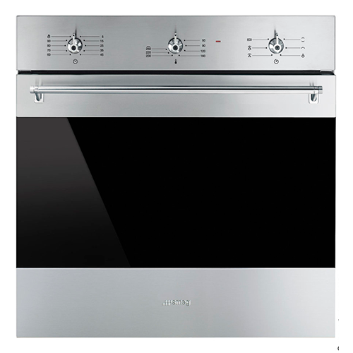 Встраиваемая духовка нержавейка SMEG SF6381X