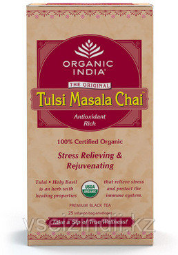Органический Чай Тулси - Масала (Organic India Tulsi masala25пакетиков