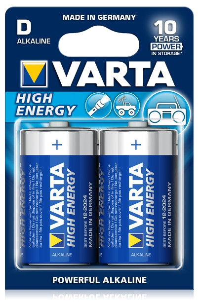 Батарейка High Energy Mono 1.5V - LR20/D (2 шт)