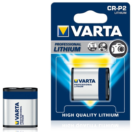 Батарейка Professional Lithium CR-P2 - 6V (1 шт) VARTA - фото 1 - id-p38328445