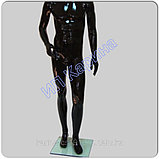 Манекен кукла мужской черный глянцевый, фото 3
