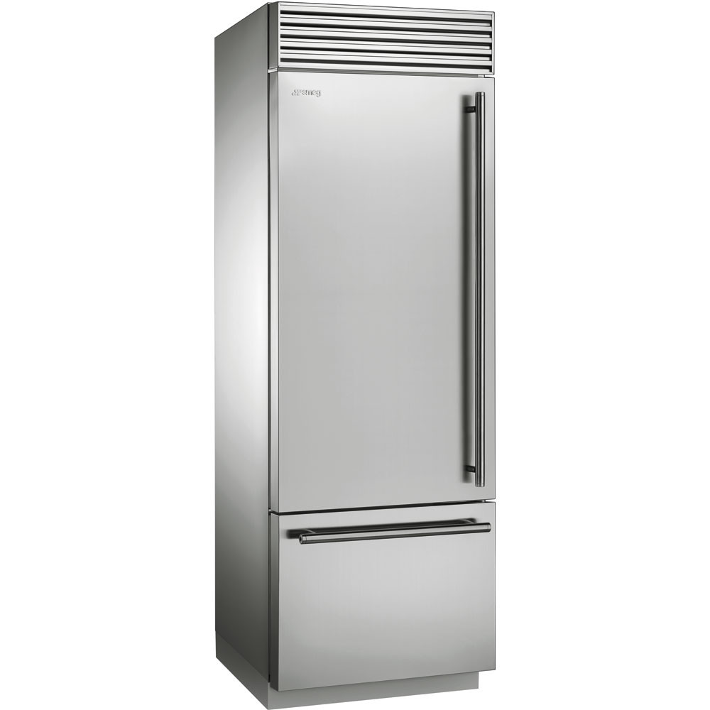 Холодильник нержавейка на 74 см Smeg RF376LSIX