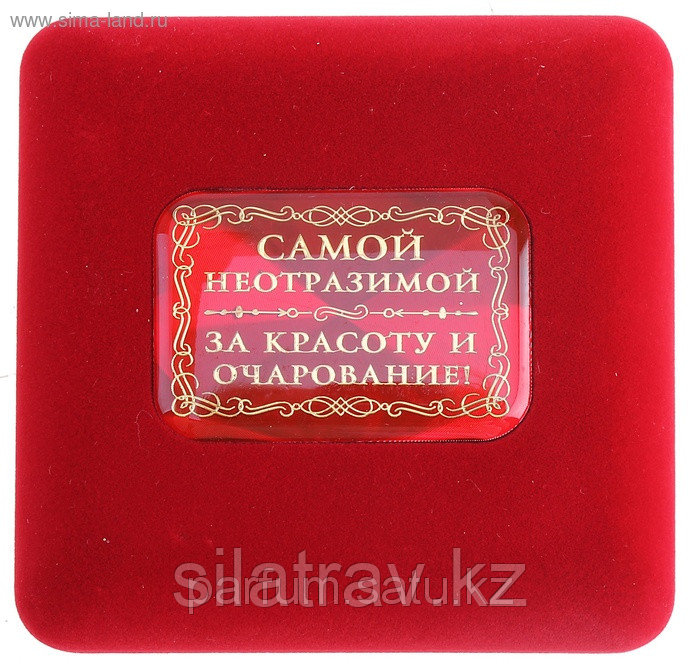 Медаль "Самая обаятельная и привлекательная", в бархатной коробке - фото 3 - id-p2345234