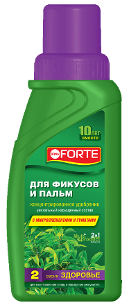 Bona Forte (здоровье) жидкое минеральное удобрение для фикусов и пальм, 285мл