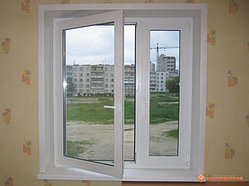 Металлопластиковые окна  Rehau 1200*1400,цвет белый