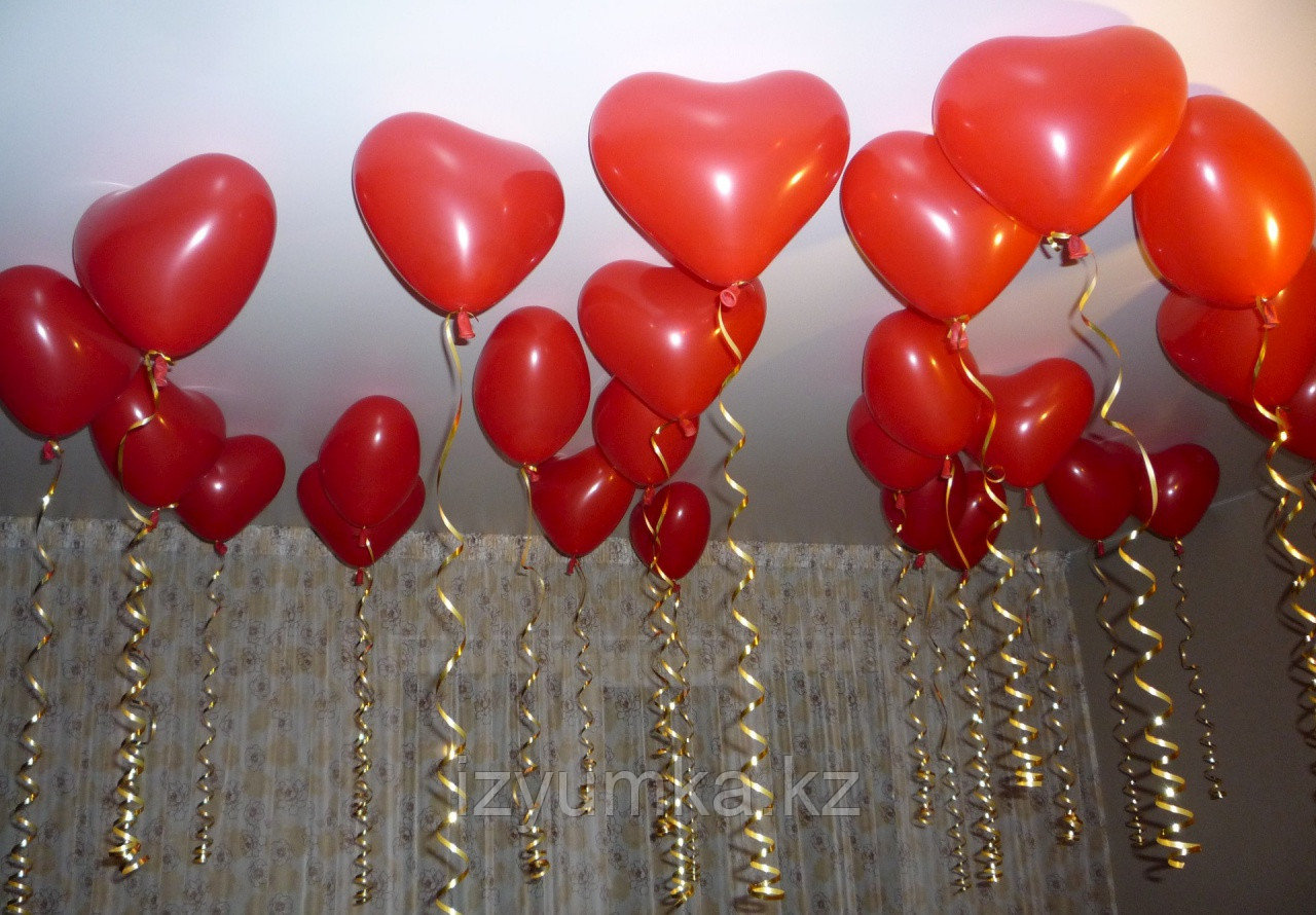 Гелиевые шары "Сердце" 16" в Павлодаре - фото 4 - id-p38346129