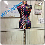 Манекен швейный Евростандарт женский Турецкий выставочный на хром ножке, фото 3
