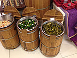 Кадка для засолки из дуба 30 л оцинк, фото 3
