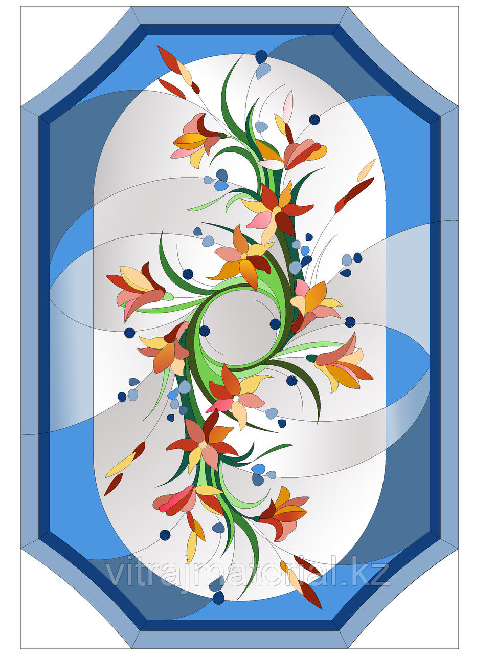 Потолочный витраж P71