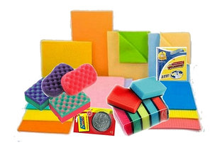 Тряпки, протирочные материалы, салфетки.