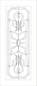 Витраж для межкомнатных дверей D93