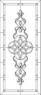 Витраж для межкомнатных дверей D95