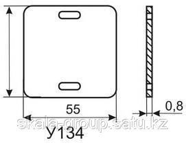 У134 Бирка кабельная квадратная 