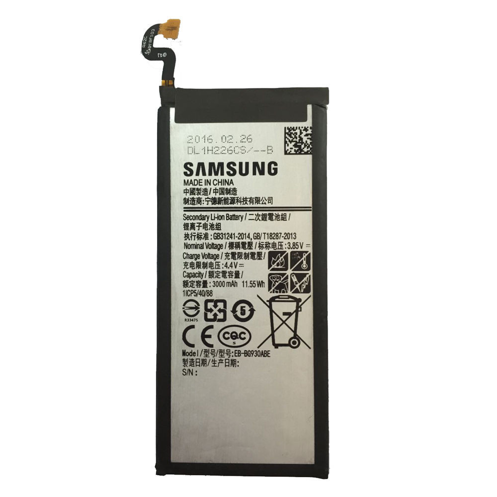 Заводской аккумулятор для Samsung Galaxy S7 G930 (EB-BG930ABE, 3000mah) - фото 1 - id-p38474788