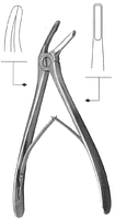 Кусачки костные с удлиненными ручками для операций на позвоночнике по Янсену длиной 195 мм (Щ-62)