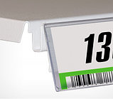 Ценникодержатель полочный самоклеющийся DBR39 длина 1250мм., цвет желтый, фото 3