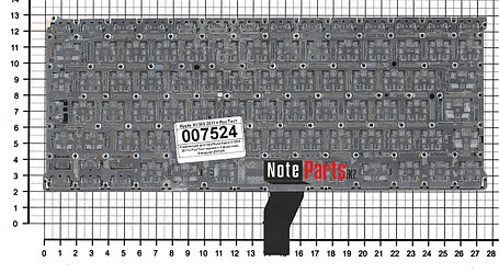 Клавиатура для ноутбука Apple Macbook Air A1369 / A1466  RU  "Г" образный Enter, фото 2